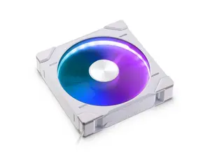 Phanteks D30-140 DRGB PWM FAN, Reverse Airflow Model, Premium D-RGB Performance Fan, ARGB/DRGB lighting, Daisy-chain Fan Linking system, White