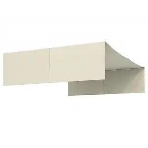 2 Pack Pergola Replacement Canopy Cream White for 10x10 FT UV30 Plus PA Coated Splashproof Easy Strap Install for Backyard