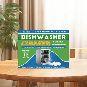 Dishwasher Cleaning Tablets, Remove Grease Stains, Brighten Kitchen Utensils, Home Appliance Cleaner, Household Cleaning Sheets, Home Cleaning Products