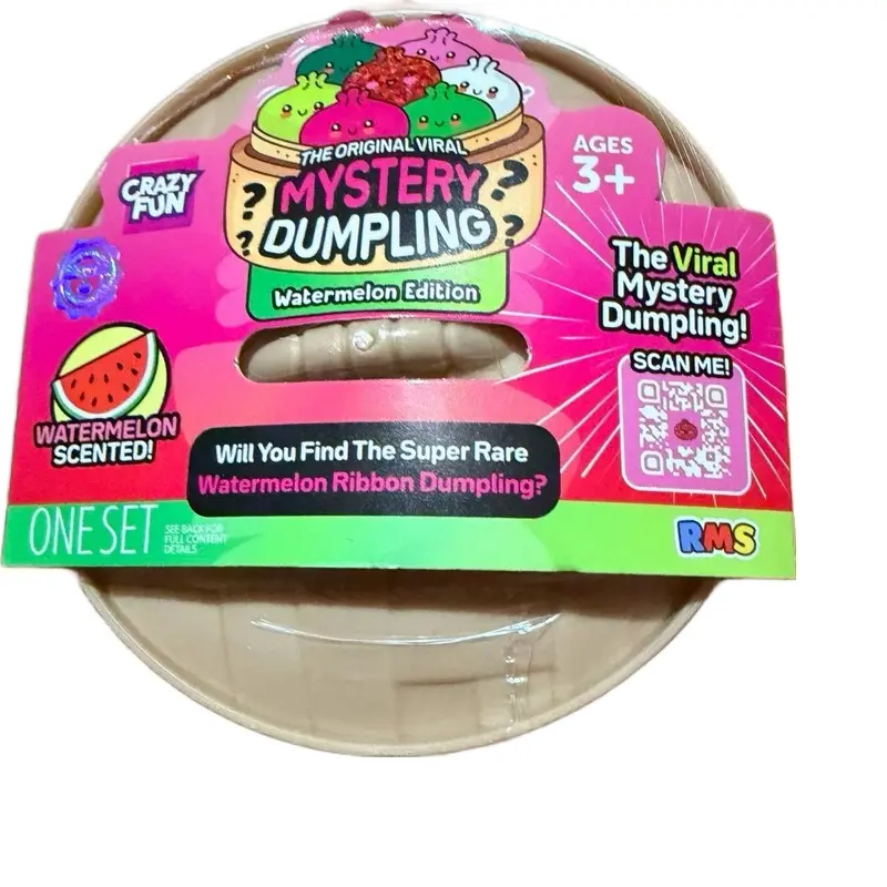 RMS Authentic Mystery Squishy Dumplings - YOU CHOOSE 1 - Classic Stress Relief Toys, Anxiety Relief Products, Emotional Management Tool, Imaginative Play Toy, Decompression Squeeze Item - In-Hand Size, Carefully Packaged, Fast Shipping, You Choose x1