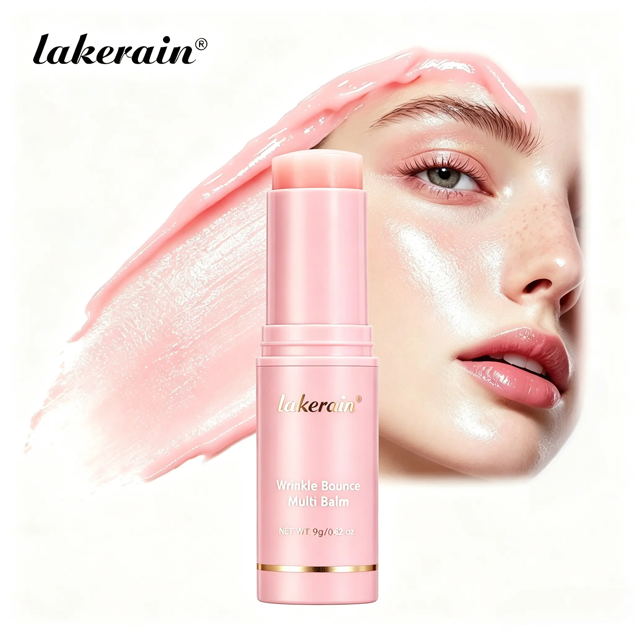 PDRN Pink Collagen Volume Multi Balm | All In One Volufiline, PDRN, ACID ，Omega Stick for Youthful-Looking, Helping Look of Fine Lines, Firming Care, Anti-Aging Care | For Under-Eyes, Neck, Forehead, Smile Lines, Lip Care | Korean Skincare