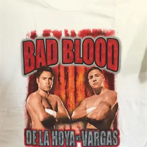 Rare Oscar de la Hoya vs Fernando Vargas Boxing Fight T-Shirt