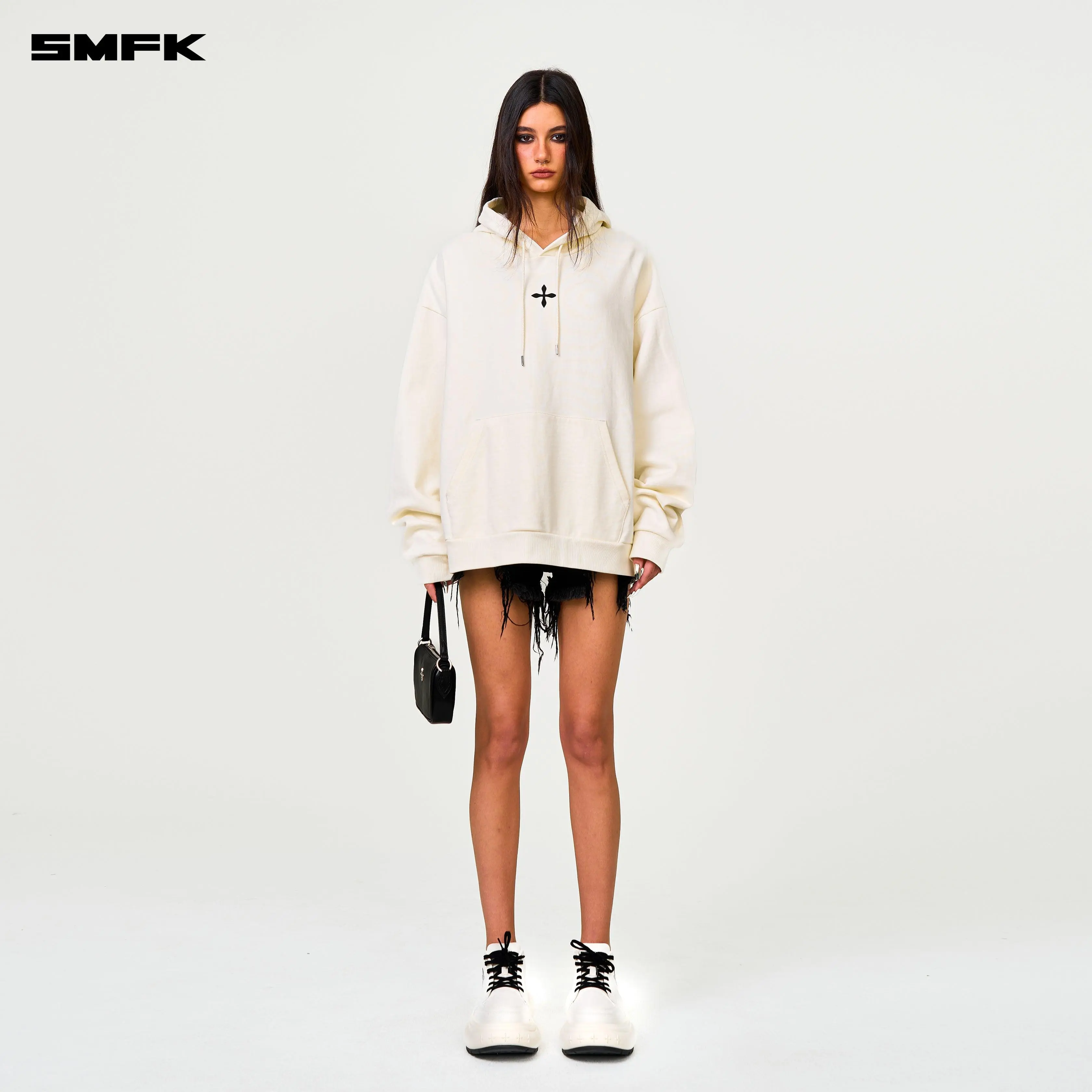 COMPASS PERMANENT Original Hoodie Alpine White
