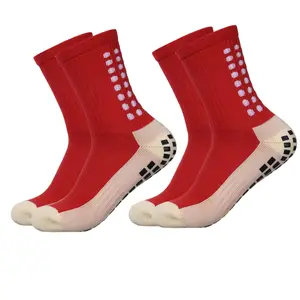 Soccer socks with anti-slip grips For Men —non-slip and comfortable, ideal for soccer matches, running、Basketball And baseball