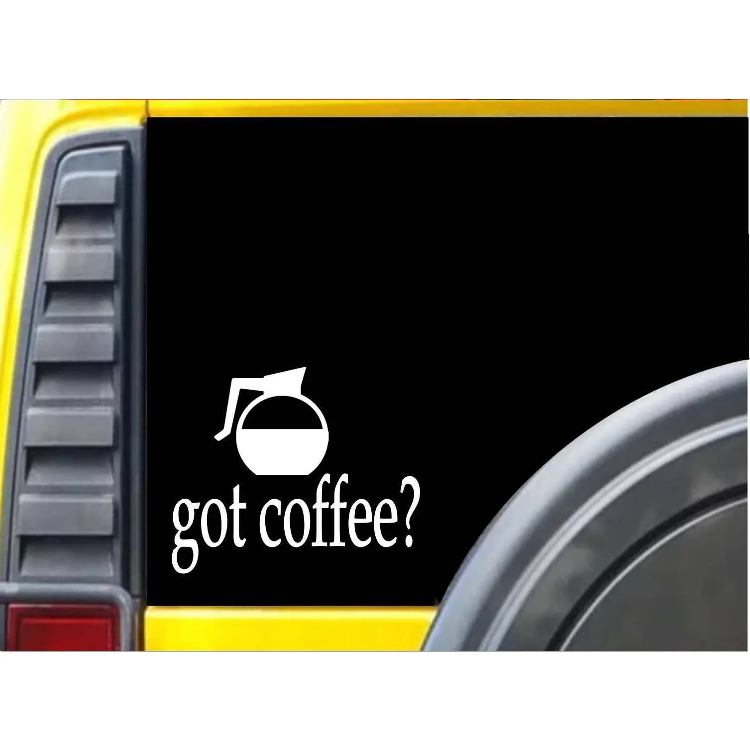 Got coffee Sticker L153 8 inch java coffee beans decal