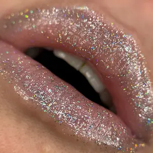 Clear Holographic Glitter Lipgloss ‘Space Diamonds’ – Psychotic Cosmetics