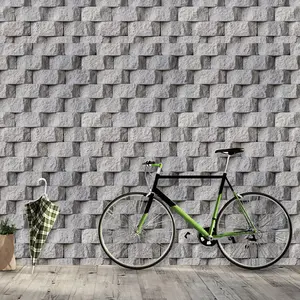 3D Realistic Stone Wall Stickers for Home Decor