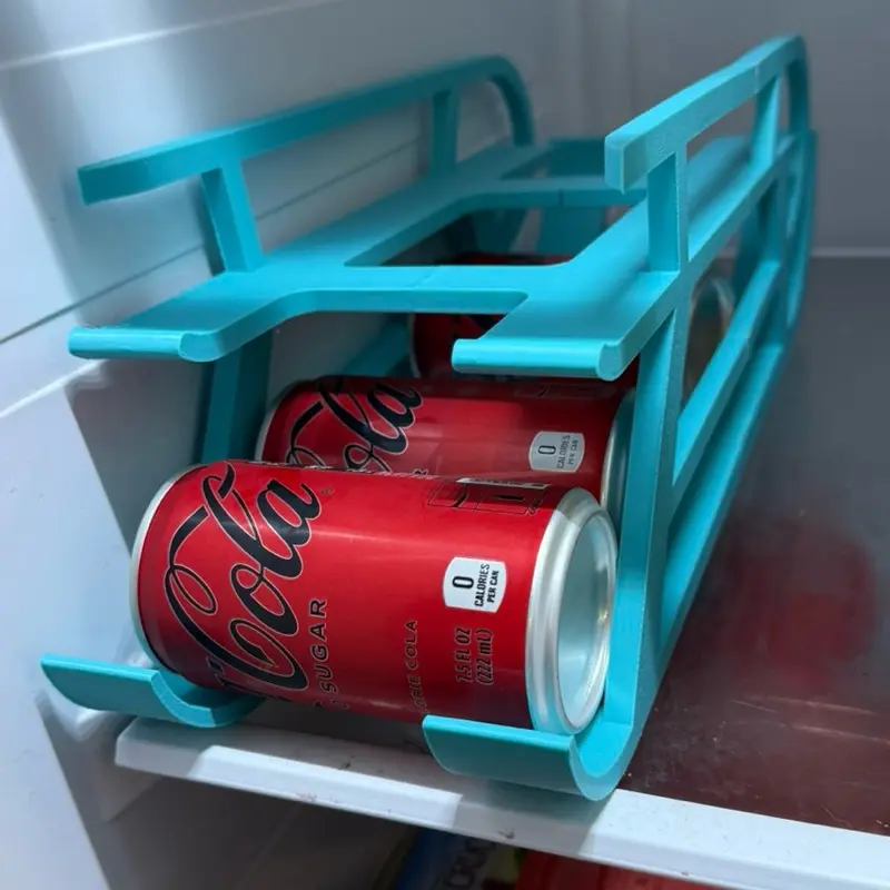 Mini 7.5oz Soda Can Dispenser - Compact and Convenient Storage Solution for Your Beverages