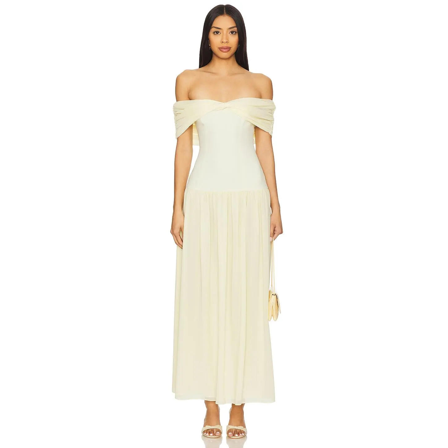 Lovers and Friends Blake Maxi Dress in Butter Yellow