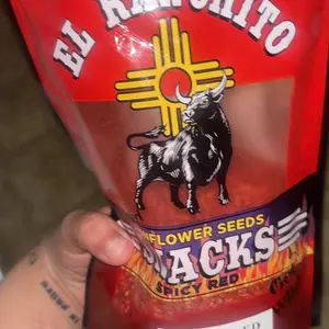 Unshelled Sunflower Spicy Red Seeds 12oz