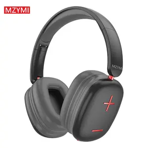 MZYMI Wireless Over-Ear Headphones With Retractable Arm, AUX & Type-C Charging, HiFi Sound, Ergonomic Earmuffs For Comfort, Ideal For Office, Travel & Gaming, Gaming Earphones | Stylish Earmuffs | Comfortable Wear