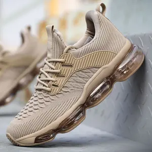 Men's Casual Lace up Low Top Running Air Shoes, Lightweight Breathable Comfortable Sports Running Shoes for Daily Wear,Sporty Shoes For Outdoor Workout Running