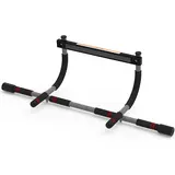 Leikefitness Adjustable Doorway Pull-Up Bar - Durable Workout Equipment for At-Home Gym, Elastic Silicone Material Handles, Comfortable Grip, Arm and Shoulder Exercises
