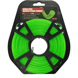 21-380B-0.080 in. Round String Trimmer Line, Green,416 ft. Bulk Donut, Professional Weed Wacker Line Replacement,Compatible for DW Stihl Ryobi Greenworks