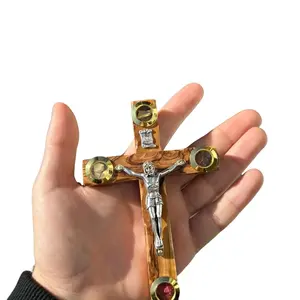 Olive Wood Cross (ALL SIZES)- Religious Decor for Home