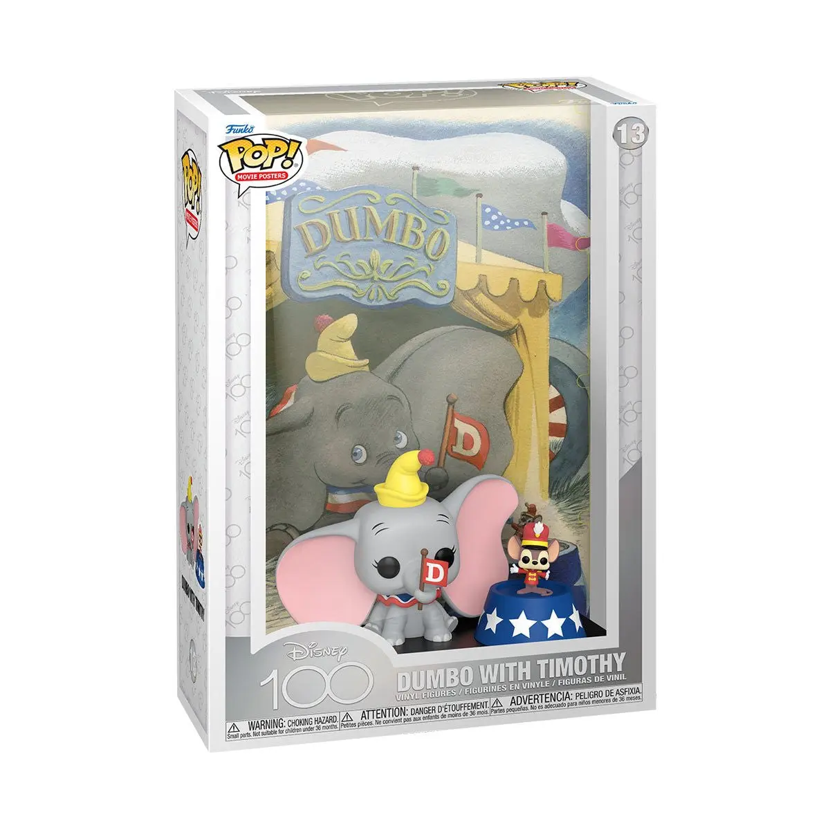 Disney 100 Dumbo with Timothy Funko Pop! Movie Poster with Case #13
