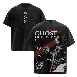Ghost of Tsushima Ronin Vintage Graphic Tee, Samurai Action Game Shirt