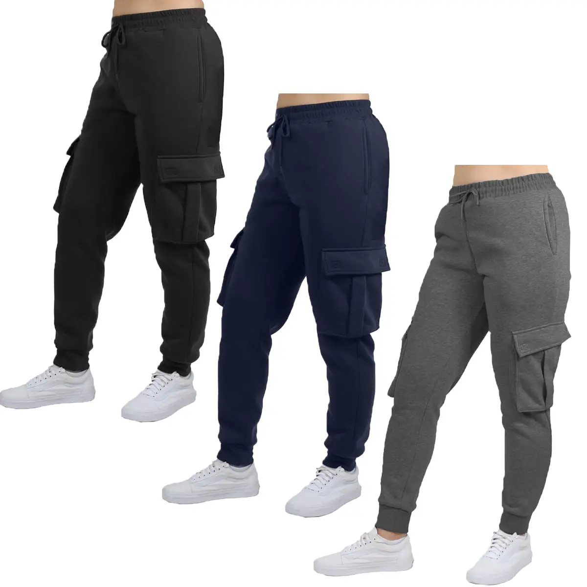 (Cargo) Black-Navy-Charcoal