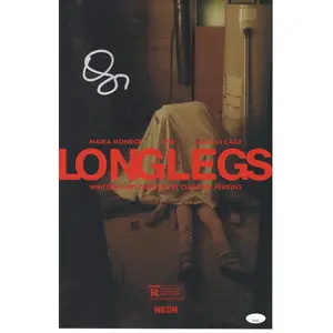 Osgood Oz Perkins signed 11x17 Poster Director, Writer - Longlegs