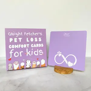 For Kids: Pet Loss Comfort Cards - 51 Affirmations with Prompts
