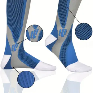 1Pair New Arrival Stockings Compression Golf Sport Socks Nurses Stockings Fit for Rugby Socks Men