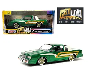 Motormax 1:24 1987 Buick Regal Lowrider Diecast Model Toy Car