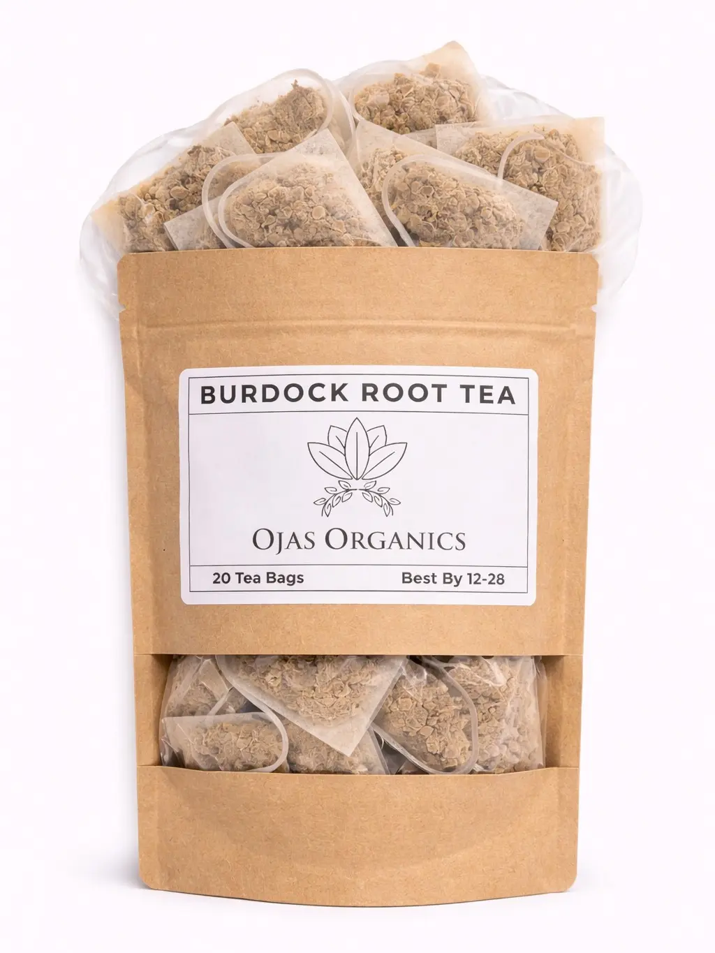 Organic Burdock Root Tea Bags (1.75g) Organic Burdock Root Tea Bags (1.75g)