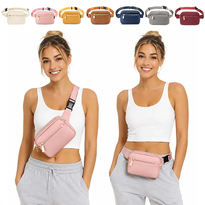 Limited Time Buy 1 Get 1 Free! Women's Roomy Size Fanny Pack - Unisex, Sporty Look, Large, Crossbody/Waist Wear, 10+ Colors, Ideal for Outdoor & Daily Use
