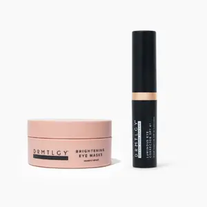 DRMTLGY Hydrate + Brighten Kit - 60 Brightening Eye Masks & Luminous Eye Corrector SPF 41 - Clinically Tested, Biodegradable, Anti-Aging Ingredients DRMTLGY Hydrate + Brighten Kit - 60 Brightening Eye Masks & Luminous Eye Corrector SPF 41 - Clinically Tested, Biodegradable, Anti-Aging Ingredients