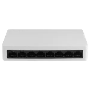 Home Office 8-Port Network Cable Splitter, Eight-Port Switch, Gigabit Router Splitter, Network Monitoring Switch