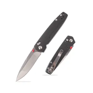 1pc 485 folding knife, carbon fiber handle, compact fruit knife, portable pocket knife