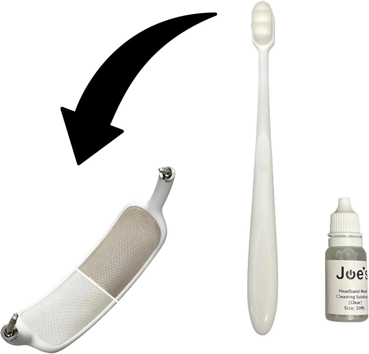 Headband Mesh Cleaning Solution Compatible with AirPods Max – Clear JOESGECOM