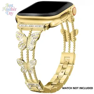 Butterfly Design Apple Watch Band – Fashionable Strap for Women