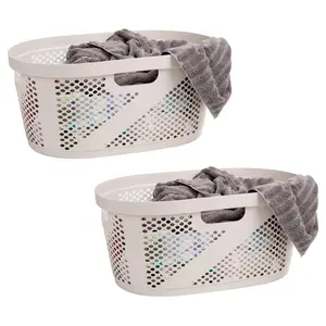 Mind Reader Basket Collection, Laundry Hamper, Set of 2