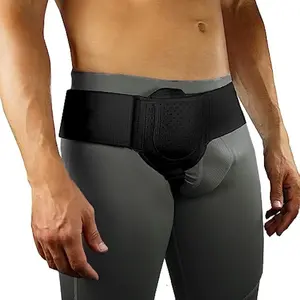 Adjustable Groin Support Belt, Breathable Hernia Compression Brace, Ideal for Men’s Daily Activities, All-Season Wear