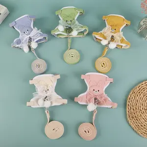 New Cat Leash Outdoor Cartoon Rabbit Design, Adjustable Comfortable Harness for Cats, Anti-Slip Universal Pet Leash