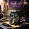 Jollyhit No Gold Gothic Jewelry Jar – Light Goth Core with Witchy & Punk Accents | Mother’s Day Gift, Birthday Gift for Daughter, Girlfriend & Best Friend