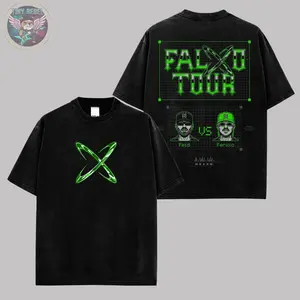 Feid Ferxxo Shirt V2 Size S-5XL - FEID vs FERXXO: Falxo Tour 2026 High-Quality Shirt Heavy Cotton Unisex T-Shirt, Graphic Reggaetón, Latin Pop Feid Ferxxo Fan Merch Gift For Music Lover Z83