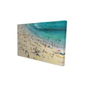 212 MAIN Turquoise Wall Artwork - 24x36 in. High-Def Beach Scene Photo Print, Ocean Inspired Design, Home Decor Supplies, Wall Decoration