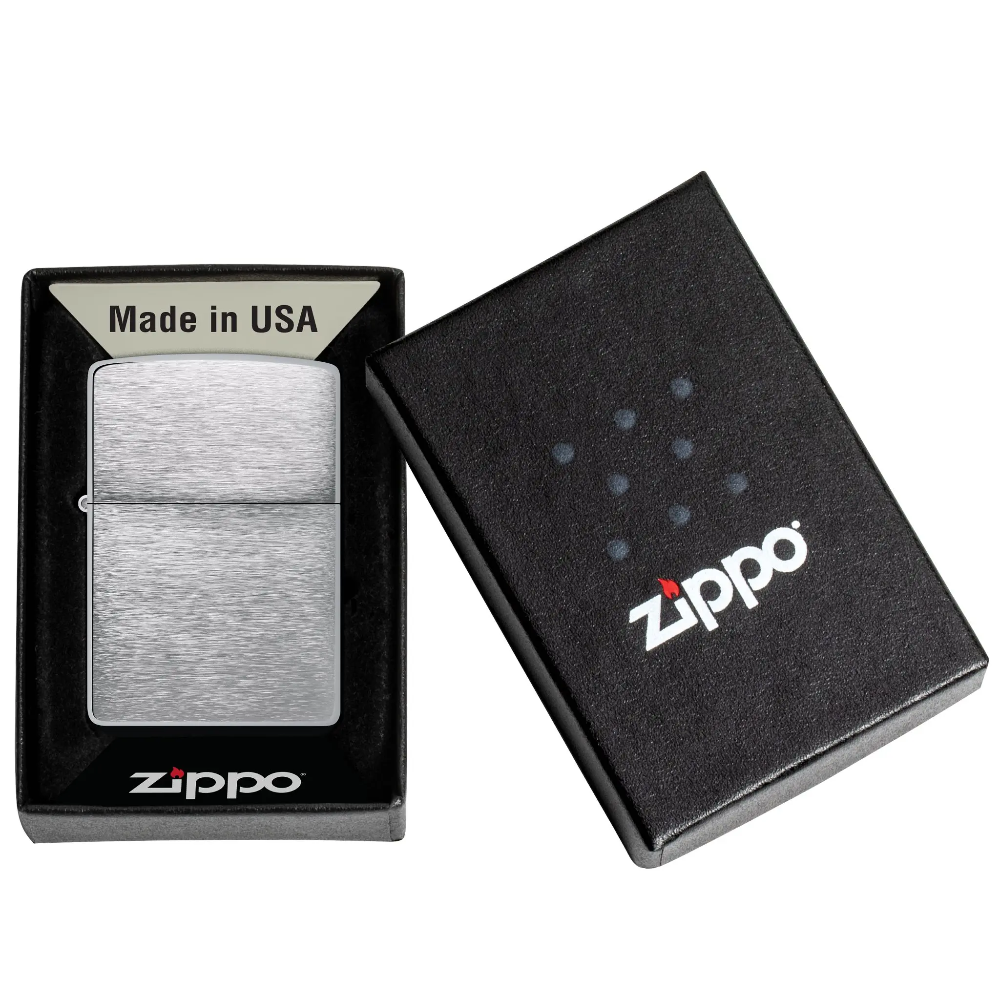 Zippo Pocket Lighter - Base Models and Zippo Logos - Made in USA - Unfilled (fuel sold separately)