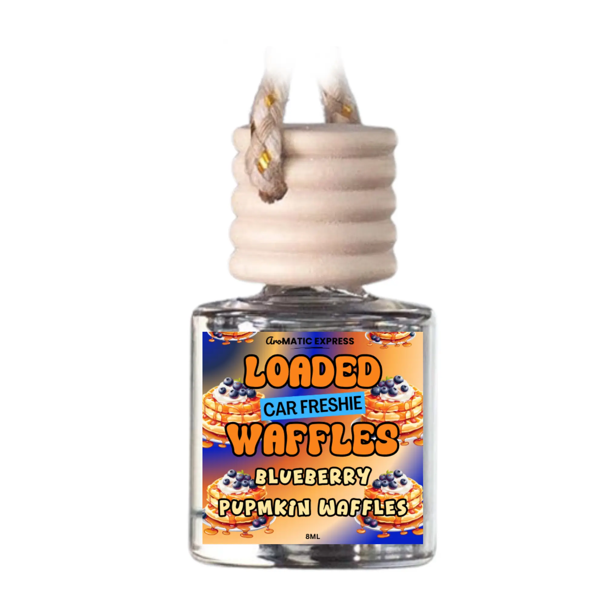 Blueberry Pumpkin Waffles