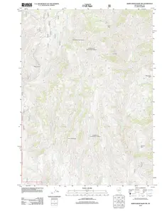 Marys River Basin NW Nevada USGS Topographic Quadrangle Map, 2012, 1:24000