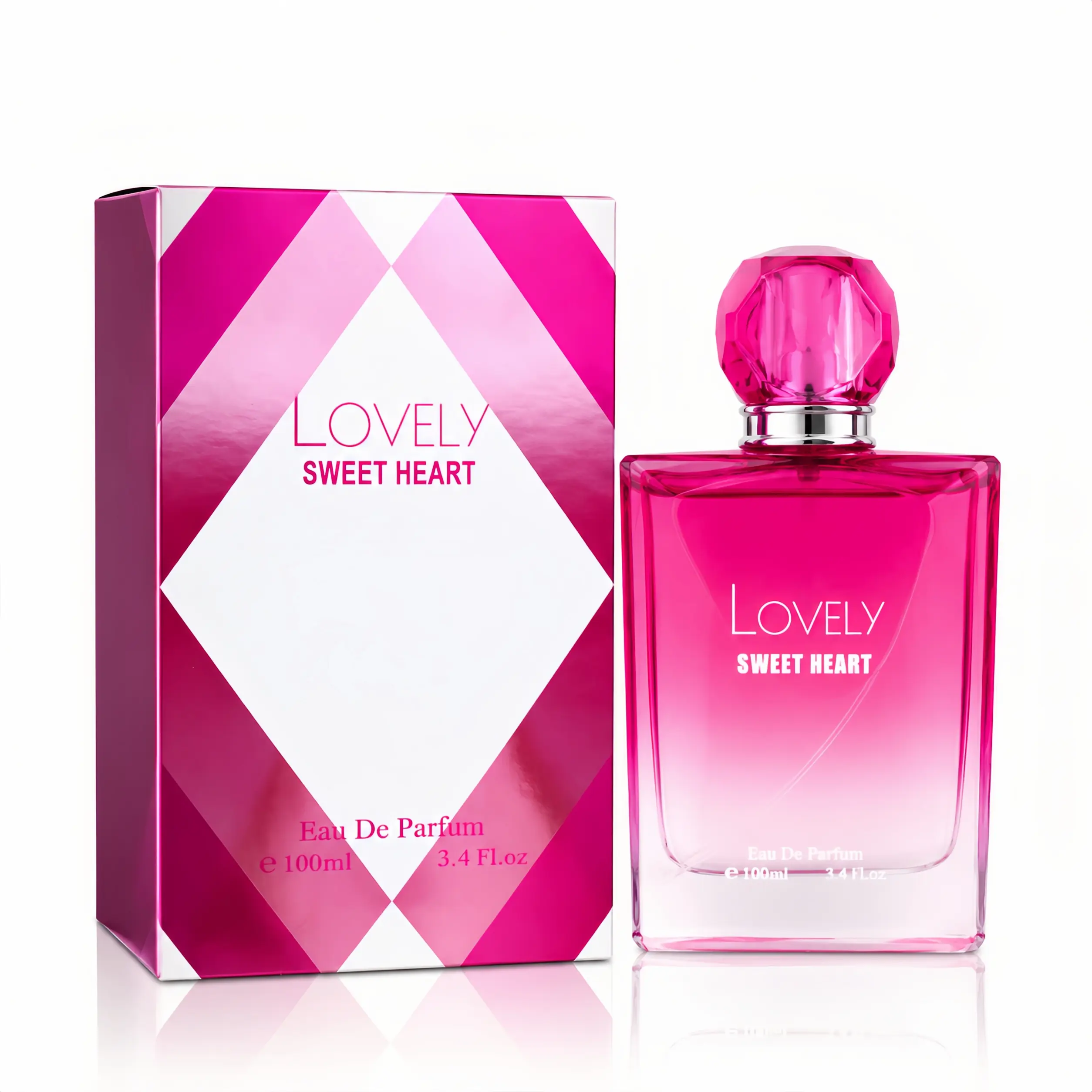 Unisex Sweet Floral EDP Perfume (100ml/3.4oz) - Notes of Grapefruit, Orange, Rose, Cinnamon, Spices & Woody Scents, Long-Lasting, Ideal for Valentine's Day & Christmas Gifts, Multi-Pack