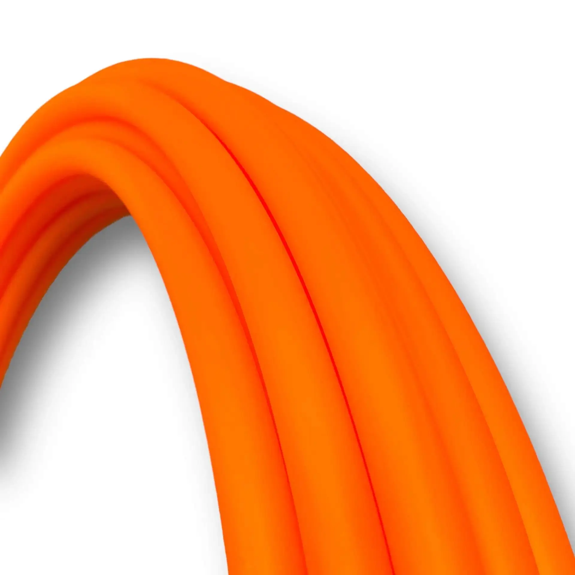 Mini's Double Set UV Reactive Orange Hula Hoops Polypro 5/8 or 3/4 (2 qty)