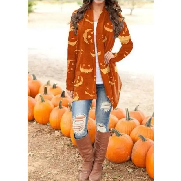 Yellow pumpkin smiling face