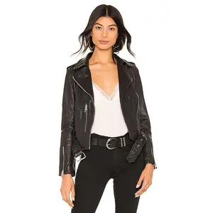 ALLSAINTS Balfern Leather Biker Jacket in Black ALLSAINTS Balfern Leather Biker Jacket in Black