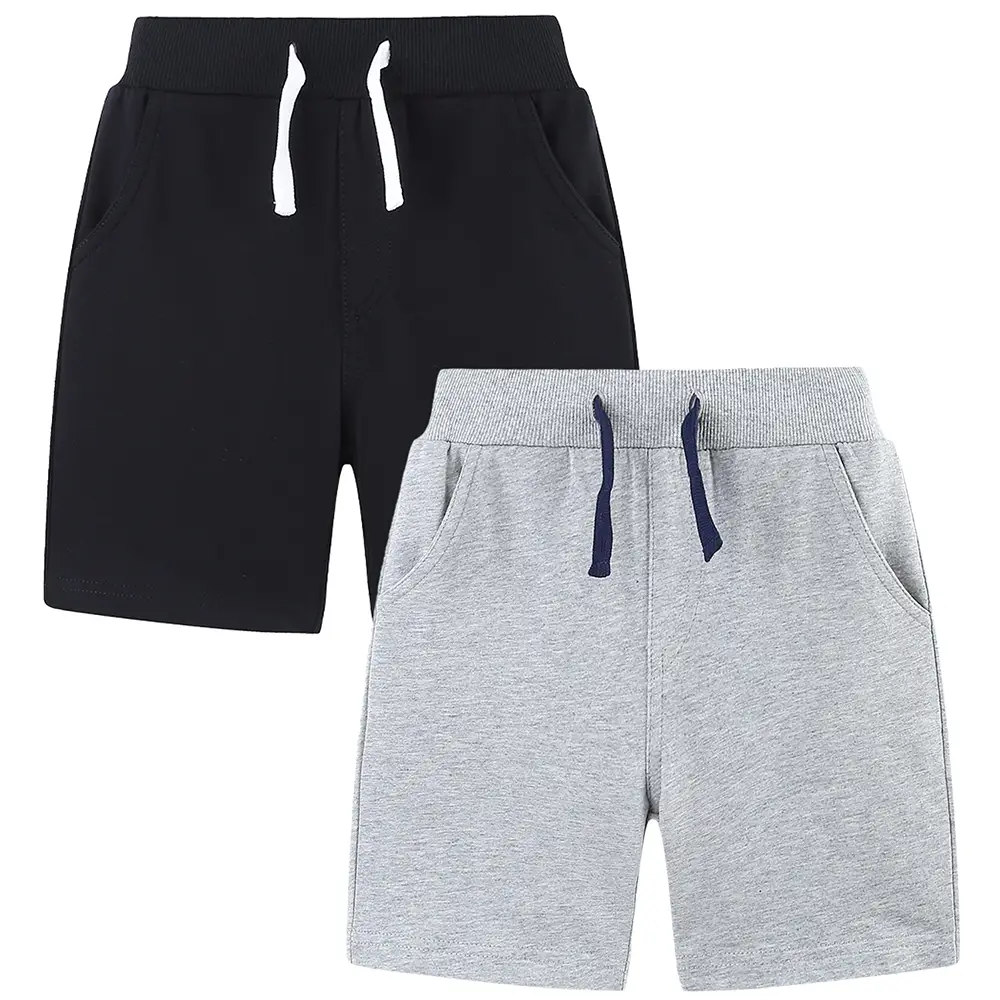 Toddler Boys Shorts 2-Pack Short Summer Cotton Casual Pants Jogger Playwear Clothing Outfits Clothes