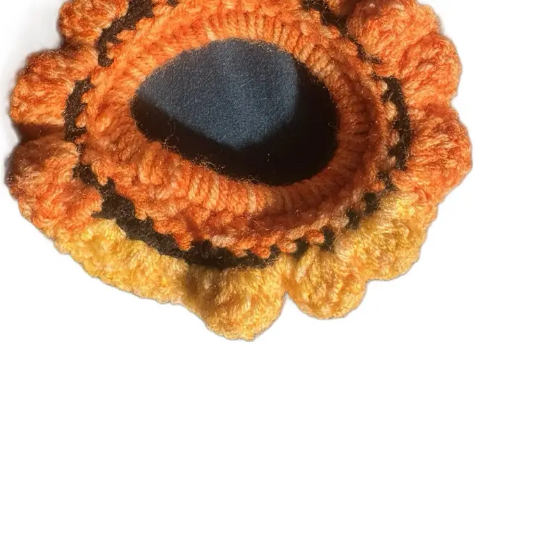 Halloween Theme Crochet Hair Bow, Synthetic Plain Basic Fabric Hair Accessory for Everyday Use