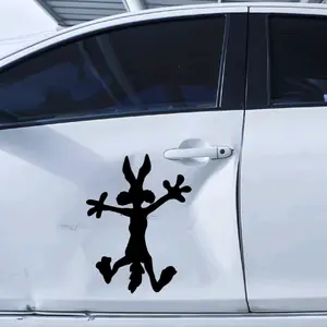 Large 15" Coyote Splat dent Cover up Decal, Funny Decal for car or Truck Truck dents, different sizes Bumper Sticker