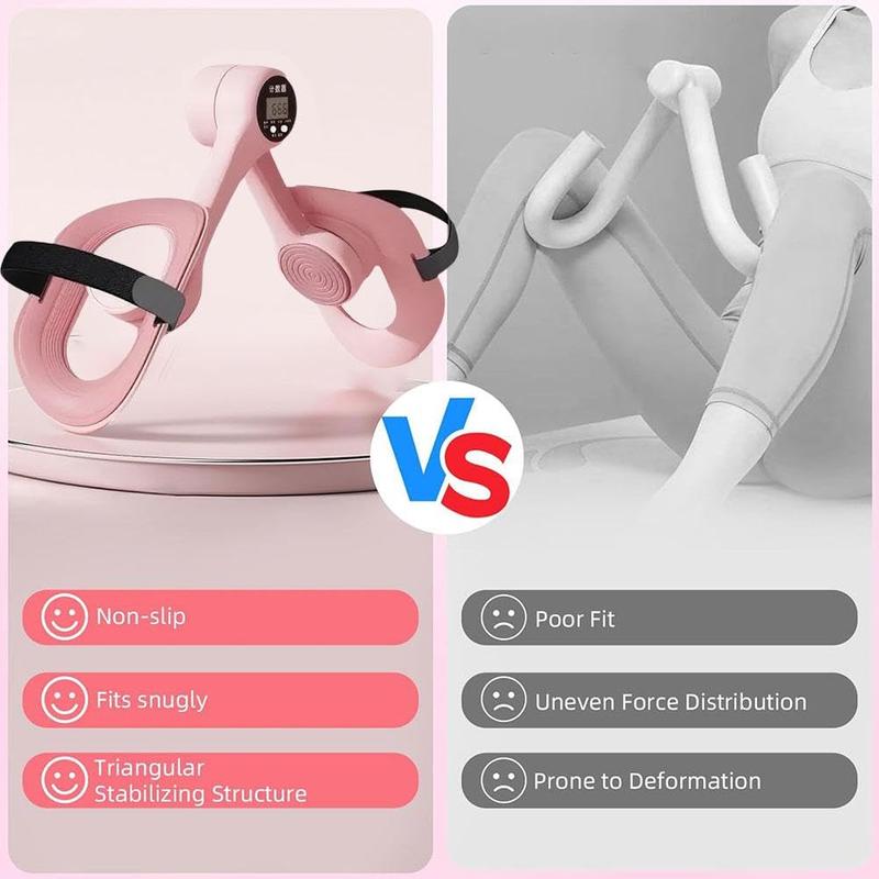 Thigh Exerciser,Home Gym Strength Training Equipment for Leg & Hip & Arm Muscles,Portable Home Fitness Equipment for Daily Workouts,Resistance Trainer for Leg, Hip & Arm Toning